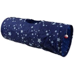 MAGIC CAT Tunel modrý s hvězdami 90x35cm obraz