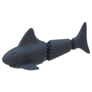 Dog Fantasy Hračka Sea Natural Toy žralok guma modrá 18, 5cm obraz