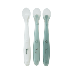 Bo Jungle měkké jídelní lžičky SOFT White/Sage Green/Jade obraz