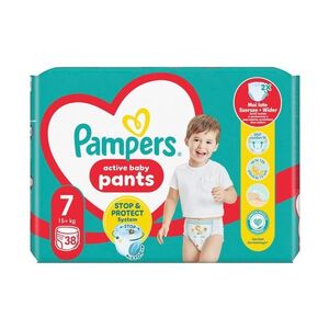 Pampers Pants vel. 7 15+ kg plenkové kalhotky 38 ks obraz