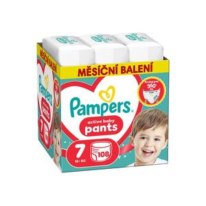 Pampers Active Baby vel. 7 15+ kg plenkové kalhotky 108 ks obraz
