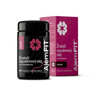 AjemFIT Žraločí Squalenový Olej s vitamínem D3 - 90 tobolek obraz