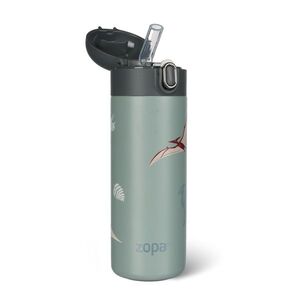 Zopa Termoska na tekutiny s brčkem 400 ml, Dino 1 obraz