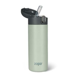 Zopa Termoska na tekutiny s brčkem 400 ml, Pistacio green 4 obraz