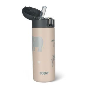 Zopa Termoska na tekutiny s brčkem 400 ml, Safari 2 obraz