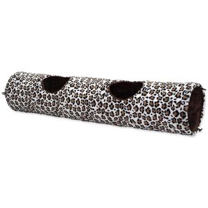 MAGIC CAT Tunel plyš, vzor leopard 120x24cm obraz