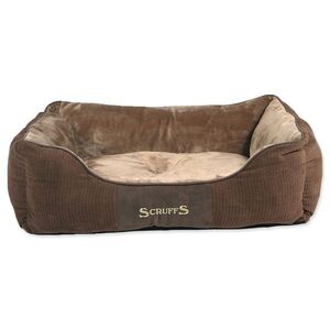 Scruffs Chester Box Bed čokoládový L 75x60cm obraz