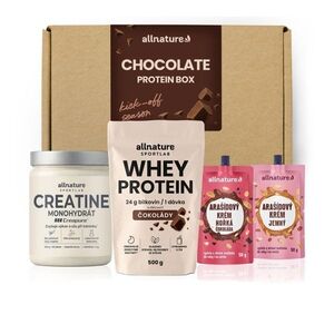 Allnature Chocolate Protein Box 4 ks obraz