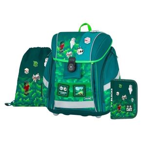 Oxybag PREMIUM LIGHT - školní set Playworld 3 ks: aktovka, penál, sáček aktovka, penál, sáček obraz