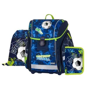 Oxybag PREMIUM LIGHT - školní set Fotbal 3 ks: aktovka, penál, sáček aktovka, penál, sáček obraz