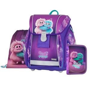 Oxybag PREMIUM LIGHT - školní set Monster 3 ks: aktovka, penál, sáček aktovka, penál, sáček obraz