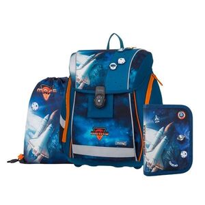Oxybag PREMIUM LIGHT - školní set Space 3 ks: aktovka, penál, sáček obraz