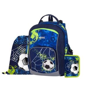Oxybag OXY GO - školní set Football 3 ks: batoh, penál, sáček obraz