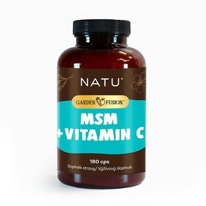 NATU Garden Fusion MSM s vitaminem C 180 kapslí obraz