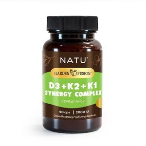 NATU Garden Fusion Vitamin D3+K2+K1 Synergy Complex 90 kapslí obraz