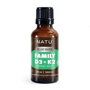 NATU Family Vitamin D3+K2 30 ml obraz