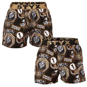 Styx 2PACK pánské trenky art / KTV sportovní guma (2BT1655) S obraz