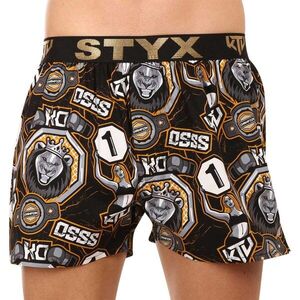 Styx Pánské trenky art / KTV sportovní guma - černá guma (BTC1655) S obraz