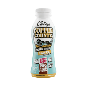 Chiefs Coffe County protein drink 330 ml macchiato caramel obraz