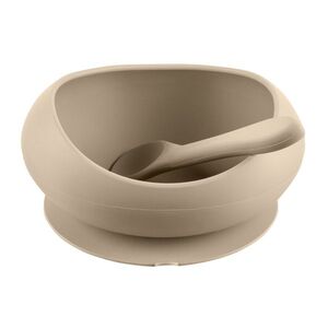 Zopa Silikonová miska se zvýšenými okraji a přísavkou, Sand Beige 3 obraz