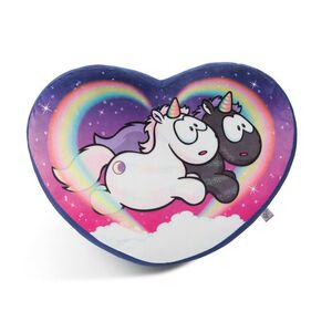 Nici Polštář Jednorožec Star Bringer & Moon Keeper 40x28cm srdce GREEN obraz
