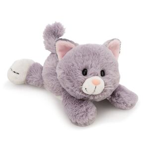 Nici Plyš Kočka šedá 20cm, ležící GREEN obraz