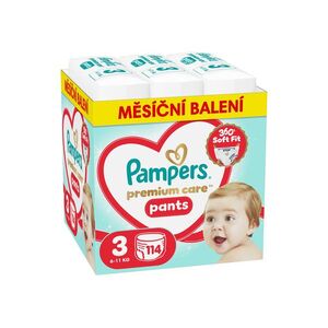 Pampers Premium Care Pants vel. 3 6-11 kg plenkové kalhotky 114 ks obraz