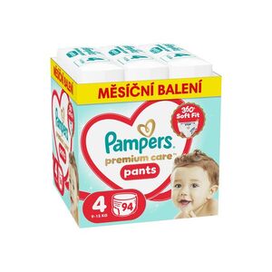 Pampers Premium Care Pants vel. 4 9-15 kg plenkové kalhotky 94 ks obraz