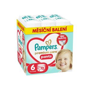 Pampers Premium Care Pants vel. 6 13-19 kg plenkové kalhotky 72 ks obraz