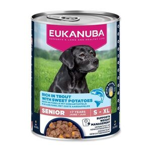 Eukanuba Senior konzerva bohatá na pstruha s batáty 400 g obraz