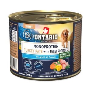 Ontario Adult monoprotein krůtí pate s batáty konzerva 200 g obraz