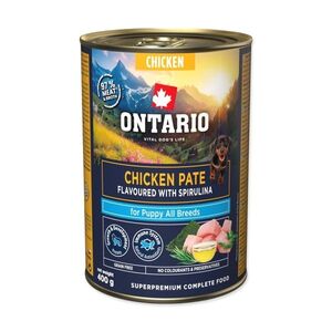 Ontario Puppy kuřecí s příchutí spiruliny 400 g obraz