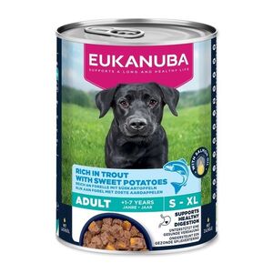 Eukanuba Adult konzerva bohatá na pstruha s batáty 400 g obraz