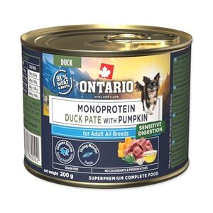 Ontario Adult monoprotein kachní pate s dýní konzerva 200 g obraz