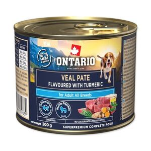 Ontario Adult telecí pate s příchutí kurkumy konzerva 200 g obraz