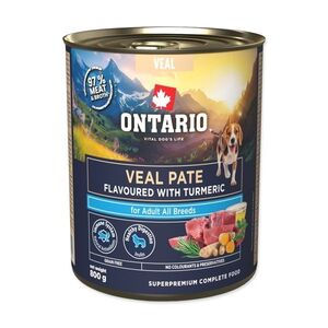 Ontario Adult telecí pate s příchutí kurkumy konzerva 800 g obraz