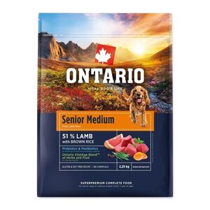 Ontario Senior Medium Lamb & Brown Rice krmivo 2, 25 kg obraz