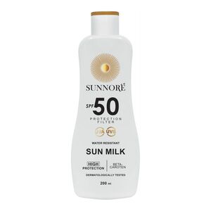SUNNORÉ Sun milk SPF 50 opalovací mléko 200 ml obraz
