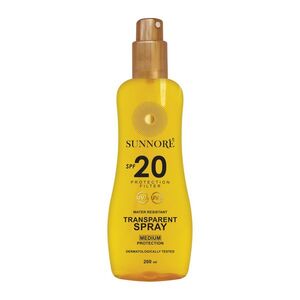 SUNNORÉ Transparent Spray SPF 20 sprej na opalování 200 ml obraz