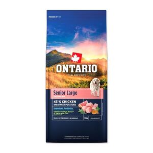 Ontario Senior Large Chicken & Sweet Potatoes krmivo 12 kg obraz