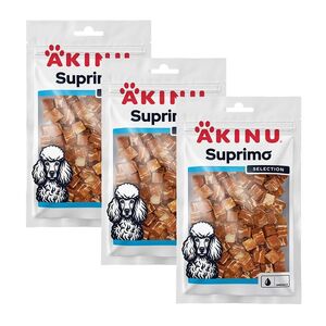 Akinu SUPRIMO SELECTION Losos kostky pamlsek pro psy mramorovaný 75 g MTP 3 ks obraz