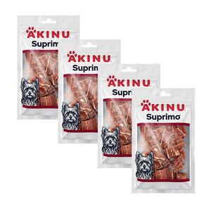 Akinu SUPRIMO Kachní měkké kostky pamlsek pro psy mramorovaný 75 g MTP 4 ks obraz