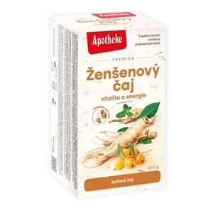 Apotheke Ženšenový čaj vitalita a energie nálevové sáčky 20x2 g obraz