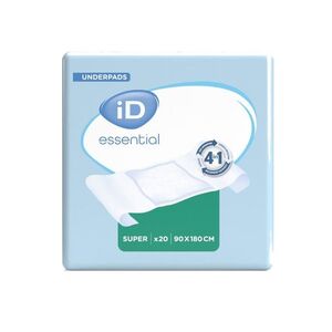 iD Essential Underpads Super 90 x 180 cm absorpční podložky 20 ks obraz