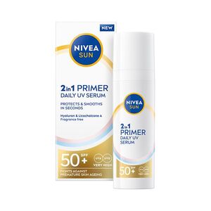Nivea SUN 2v1 Primer OF50+ UV sérum 30 ml obraz