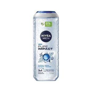 Nivea Men Pure Impact 3v1 sprchový gel 500 ml obraz