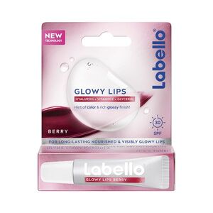 Labello Glowy Lips Berry SPF30 tónovací balzám pro zářivé rty 10 ml obraz