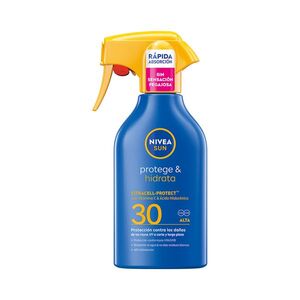 Nivea SUN Protect & Moisture OF30 hydratační sprej na opalování 250 ml obraz