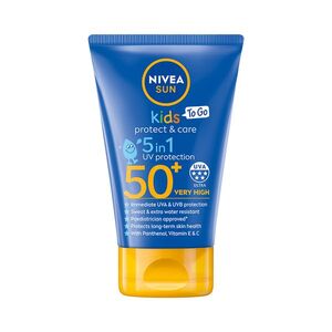 Nivea SUN Protect & Care OF50+ dětské kapesní mléko na opalování 50 ml obraz