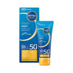 Nivea SUN Alpin OF50+ pleťový krém na opalování 40 ml obraz